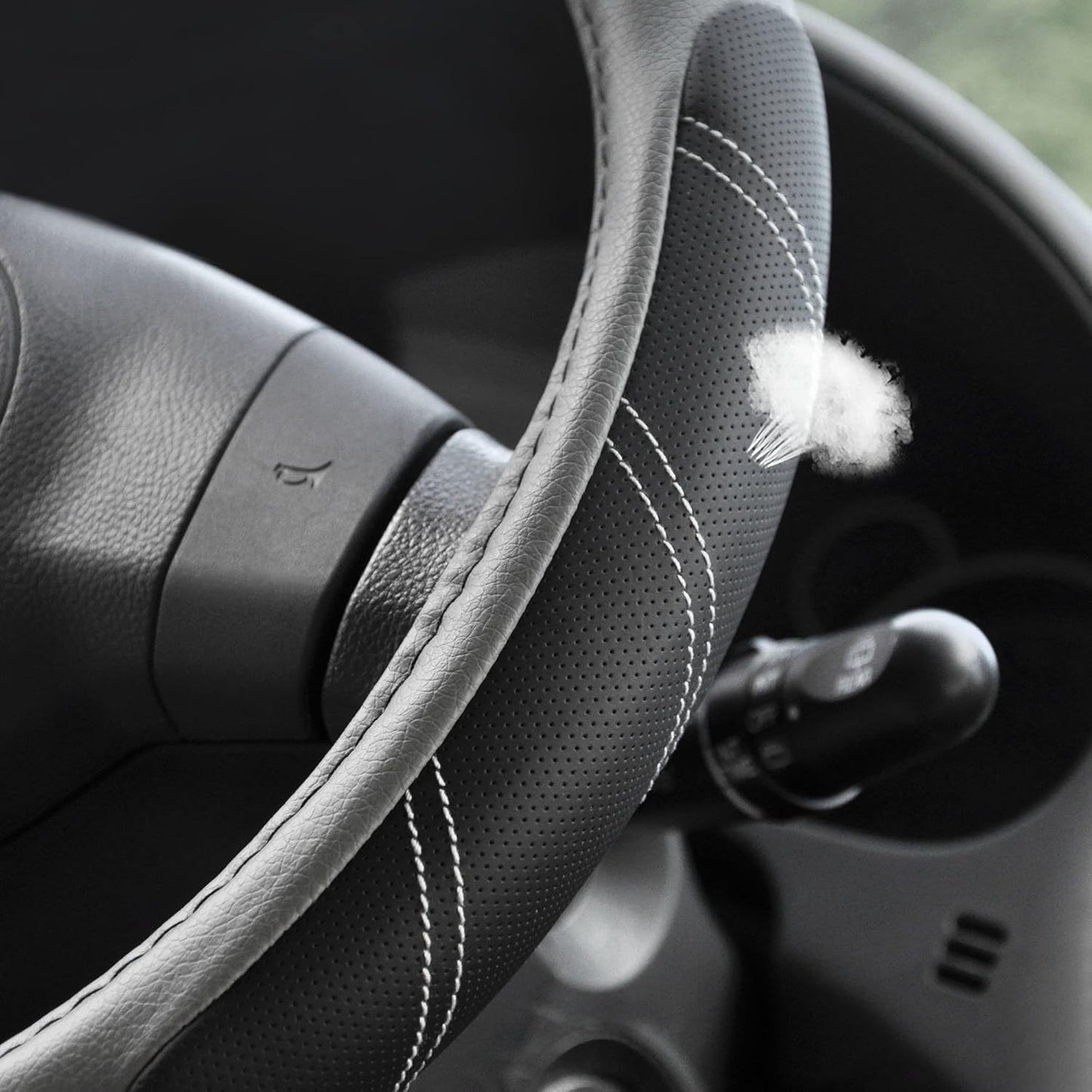 Steering wheel cover
